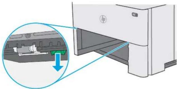 HP LaserJet Managed MFP E52545 - 13.B, 13.C, 13.D Bourrage papier dans l'unité d'impression recto verso - 2