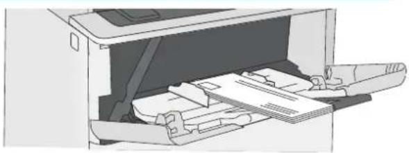 HP LaserJet Managed MFP E52545 - Orientation des enveloppes - 1