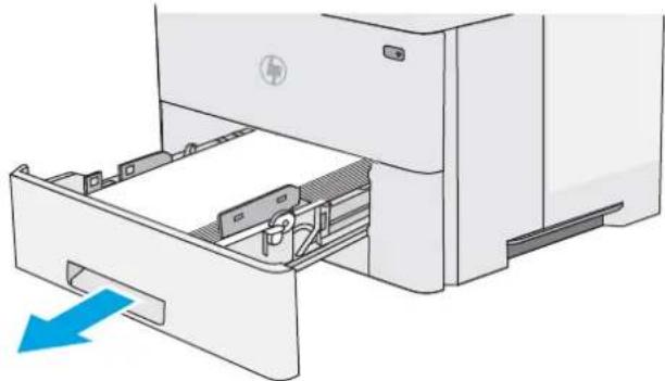 HP LaserJet Managed MFP E52545 - 13.B, 13.C, 13.D Bourrage papier dans l'unité d'impression recto verso - 1