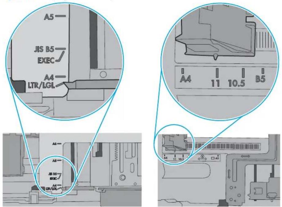 HP LaserJet Managed MFP E52545 - L'imprimante n'entraîne pas de papier - 3