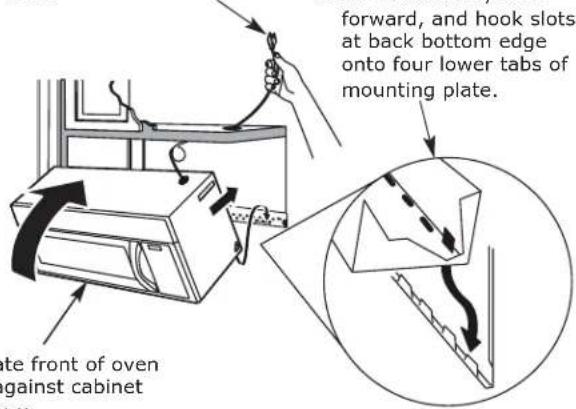 IKEA MEDELNIVÅ 304.692.94 - A4. MOUNT THE MICROWAVE OVEN - 2