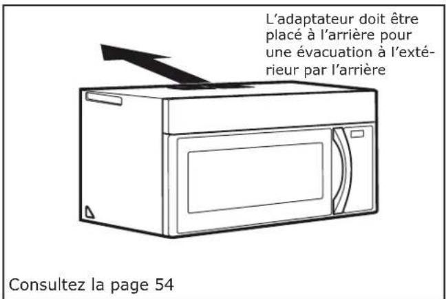 IKEA MEDELNIVÅ 304.692.94 - ÉVACUATION À L'EXTÉRIEUR PAR LE DESSUS (CONDUIT VERTICAL) - 1