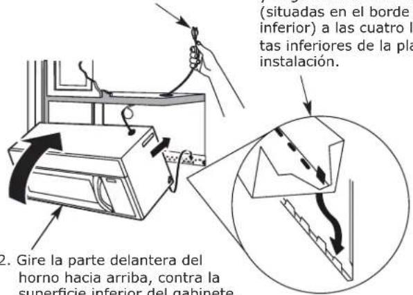 IKEA MEDELNIVÅ 304.692.94 - B6. INSTALACIÓN DEL HORNO MICROONDAS - 2