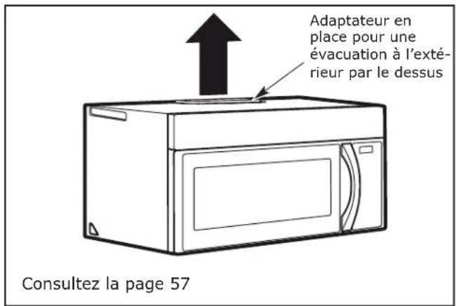 IKEA MEDELNIVÅ 304.692.94 - ÉVACUATION À L'EXTÉRIEUR PAR LE DESSUS (CONDUIT VERTICAL) - 1