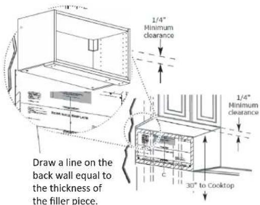 IKEA MEDELNIVÅ 304.692.94 - REMOVING THE MICROWAVE OVEN FROM THE CARTON/ REMOVING THE MOUNTING PLATE - 7
