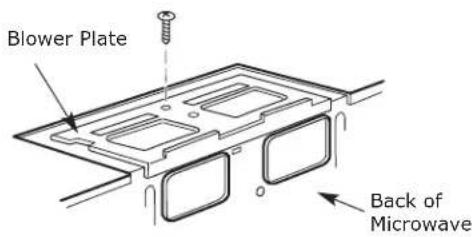IKEA MEDELNIVÅ 304.692.94 - B2. REMOVE BLOWER PLATE - 1