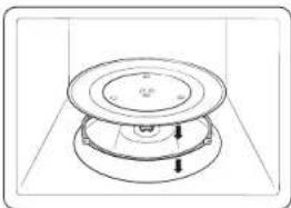 SAMSUNG MS32DG4504AGE1 - Plato giratorio - 1