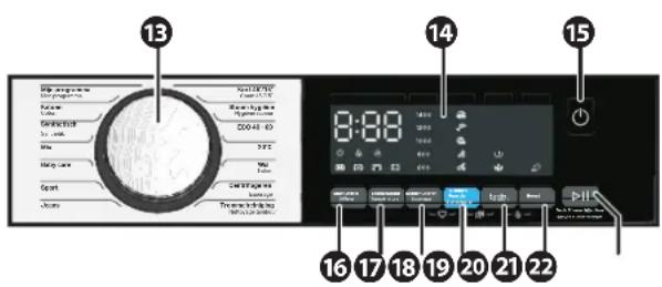 Wisberg WBWM1400A9WNB - BEDIERINGSPANEEL - 1