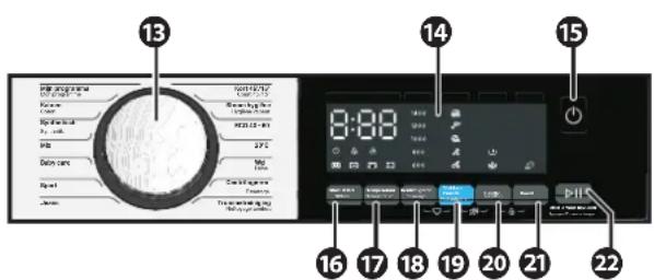 Wisberg WBWM1400A9WNB - OPERATING PANEL - 1