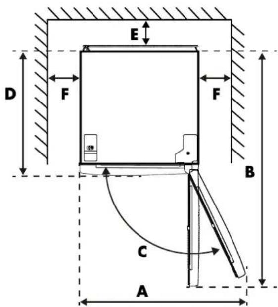 Wisberg WBVR144NFD - MAße - 3