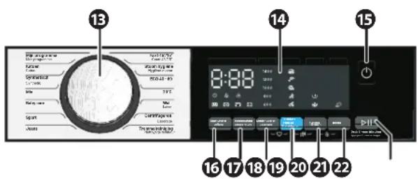 Wisberg WBWM1400A8WNB - PANNEAU DE COMMANDE - 1