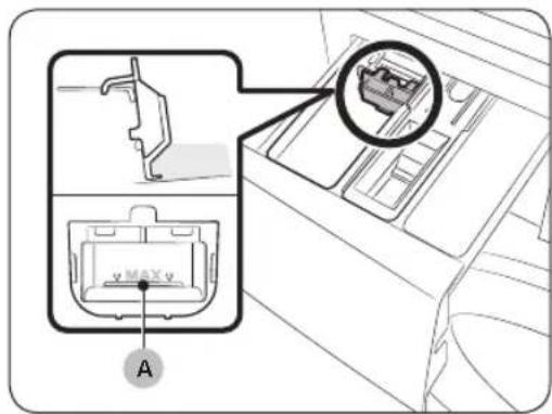 SAMSUNG WW90DG6U25LH - Utilisation de lessive liquide (modèles applicables uniquement) - 1