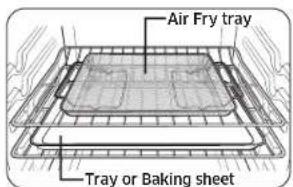 SAMSUNG NSE6DG8700SR - How to set the oven for Air Fry mode - 1