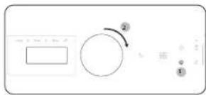 SAMSUNG NSE6DG8700SR - To set the clock - 1