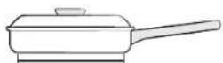 SAMSUNG NSE6DG8100SR - Uso de utensilios de cocina adecuados - 2