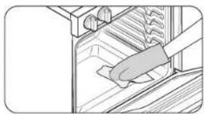 SAMSUNG NSE6DG8100SR - Cómo configurar el horno para una limpieza a vapor - 2