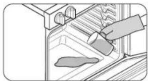 SAMSUNG NSE6DG8100SR - Cómo configurar el horno para una limpieza a vapor - 1