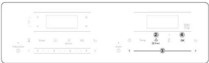 SAMSUNG NSI6DG9100SR - To enable the Sabbath feature - 1
