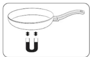 SAMSUNG NSI6DG9100SR - Uso de utensilios de cocina por inducción adecuados - 1
