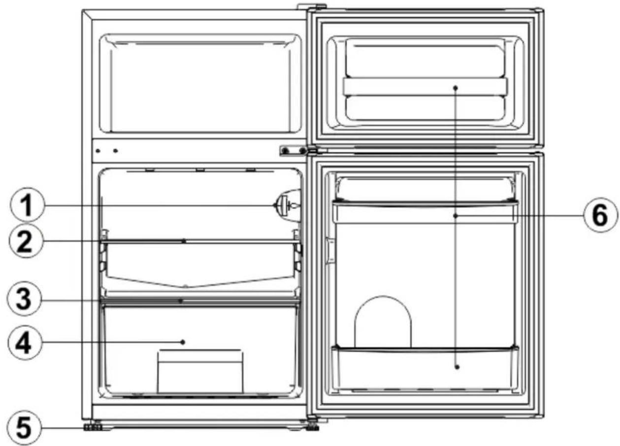 FRIGELUX RDP91BE - DESCRIPTION DE L'APPAREIL - 1