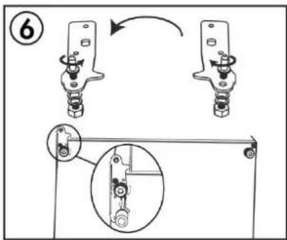 FRIGELUX RC168NE - Cambiar la dirección de la puerta - 4