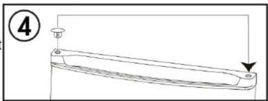 FRIGELUX RC168NE - Door reversal instructions - 4