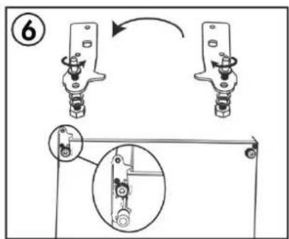 FRIGELUX RC168NE - Door reversal instructions - 6
