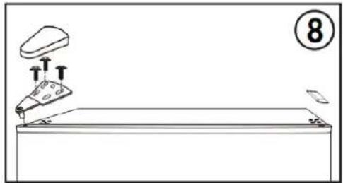 FRIGELUX RC168NE - Door reversal instructions - 8