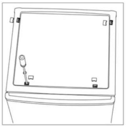 FRIGELUX RDP151BE - Reversibilidad de la puerta - 1