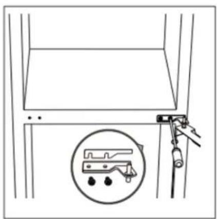 FRIGELUX RDP151BE - Reversing the door - 4