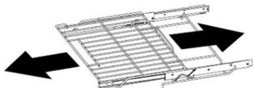 IKEA HJÄLTEBY - To lubricate the glide rack: - 3