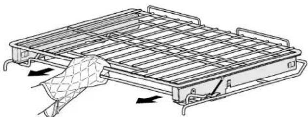 IKEA HJÄLTEBY - Retrait et remise en place de la grille à glissière - 2