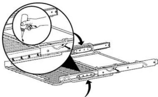 IKEA HJÄLTEBY - To lubricate the glide rack: - 4
