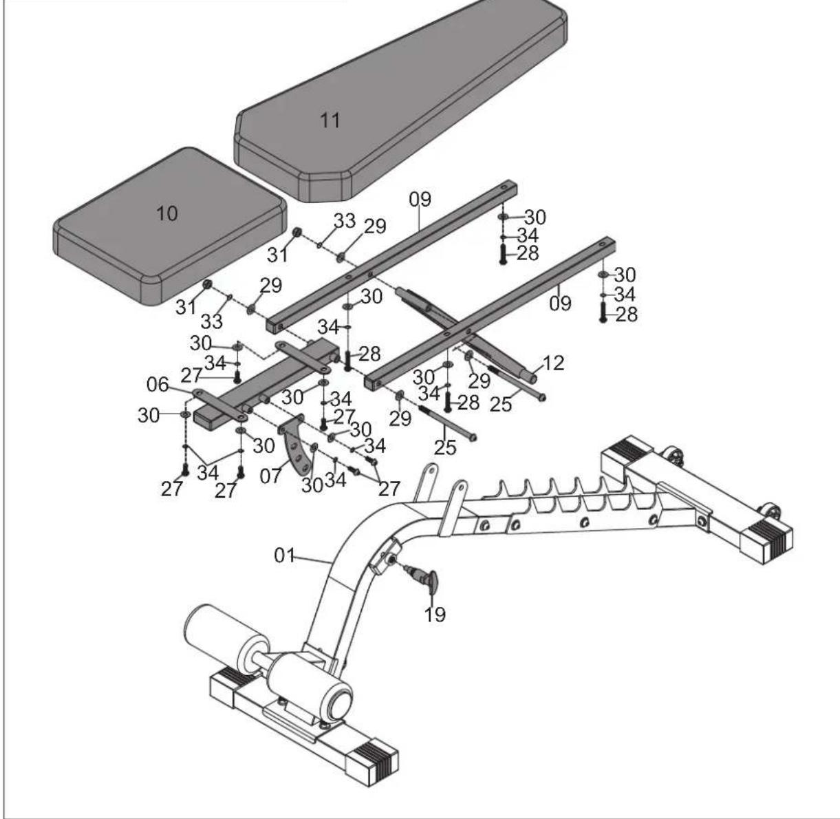 ADIDAS ADBE-10341 - SPORTS UTILITY BENCH ADBE - 10341 - 22
