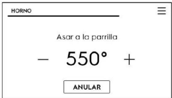 IKEA HJÄLTEBY 805.405.42 - Para asar a la parrilla usando la temperatura predeterminada de asar de 550 °F (288 °C): - 1