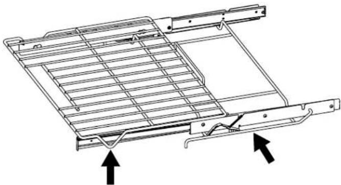 IKEA HJÄLTEBY 805.405.42 - To lubricate the glide rack: - 5