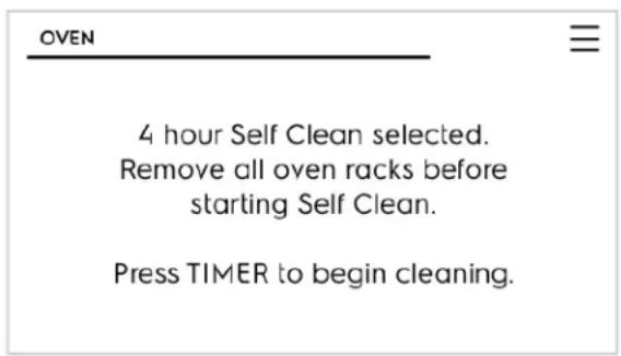 IKEA TÄNGBY 405.405.44 - To set a self clean cycle: - 2