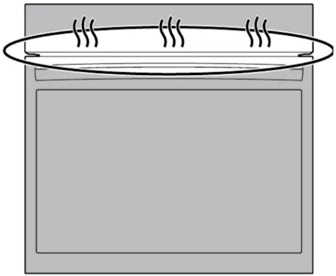 IKEA TÄNGBY 405.405.44 - Ubicación del respiradero del horno - 1