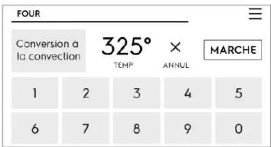 IKEA TÄNGBY 405.405.44 - Para ajustar el horneado por convección con una temperatura del horno predeterminada de 325 °F (163 °C): - 1