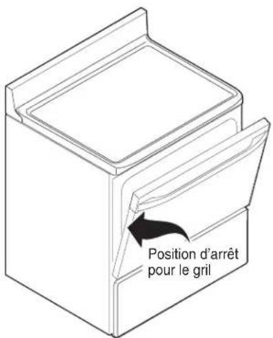 IKEA LAGAN 304.583.56 - Réglage de la fonction < Broil > (griller) - 1