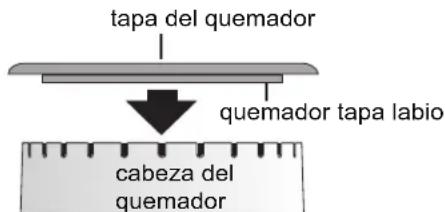 IKEA LAGAN 304.583.56 - Limpieza de las cabezas de los quemadores: - 1