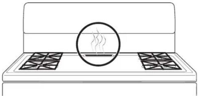 IKEA LAGAN 304.583.56 - Oven Vent Location - 1