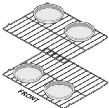 IKEA GRUNDLÄGGA 304.620.42 - To set convection bake with a default oven set temperature of 350^ F: - 2