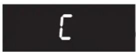 IKEA GRUNDLÄGGA 304.620.42 - To change the temperature to Celsius (°C) or from °C to °F: - 2