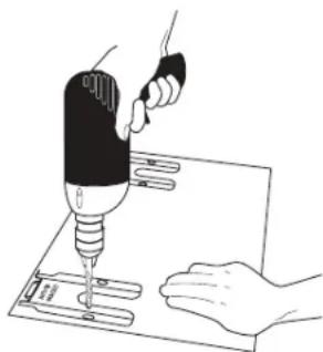 IKEA CIRKULERA 905.152.93 - b. Taladre los agujeros y fije el soporte - - 1
