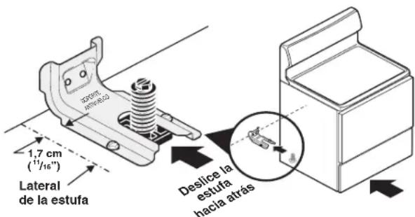 IKEA CIRKULERA 905.152.93 - c. Nivele la estufa y colóquela en su lugar. - 1