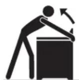 IKEA MOTSVARIG 604.620.50 - Tip Over Hazard - 1