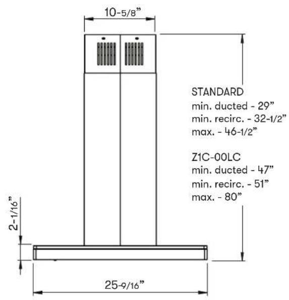 Zephyr ZLC-M90CS - WARNING - 10