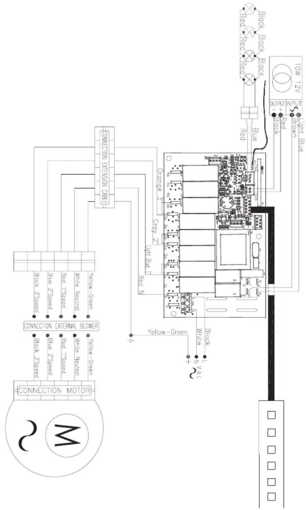 Zephyr DVL-E36ASSX - Wiring Diagram - 1