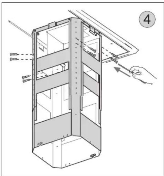 Zephyr DVL-E36ASSX - ■ MOUNTING TO THE CEILING - 4